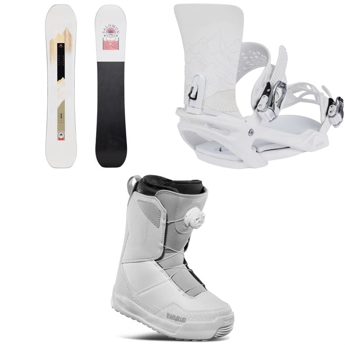 Salomon - Bliss X Snowboard + Vendetta X Snowboard Bindings + thirtytwo Shifty Boa Snowboard Boots - Women's 2025