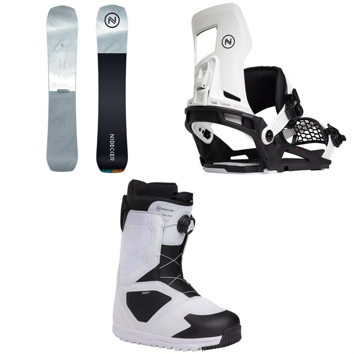 Nidecker - Escape Snowboard + Muon-X Snowboard Bindings + Cascade Snowboard Boots 2025