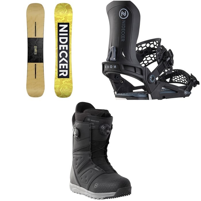 Nidecker - Sensor Team Snowboard + Kaon Snowboard Bindings + Altai Snowboard Boots 2025