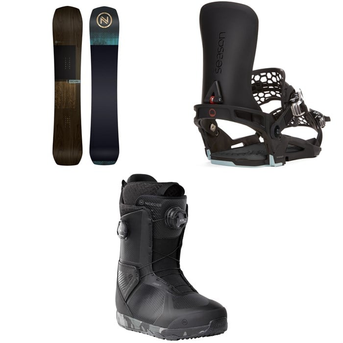 Nidecker - Escape Plus Snowboard + Season Universal Snowboard Bindings + Kita Snowboard Boots 2025