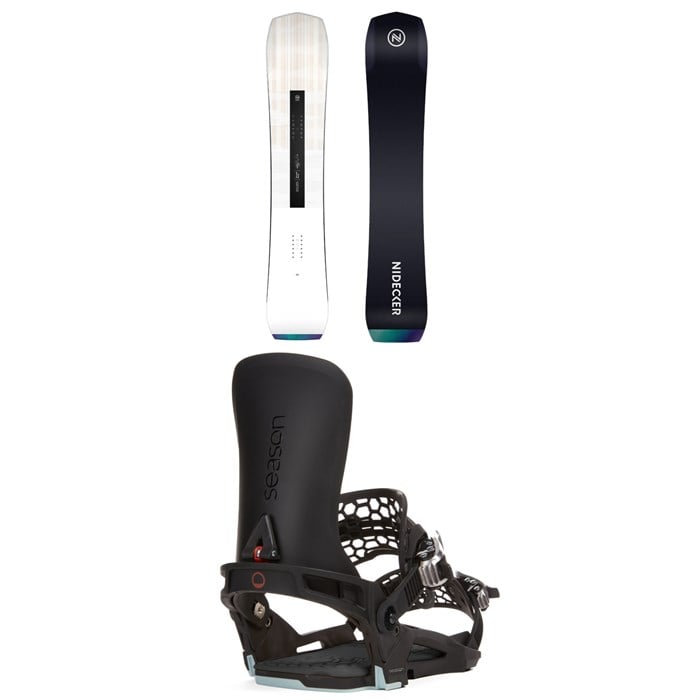 Nidecker - Thruster Snowboard + Season Universal Snowboard Bindings 2025