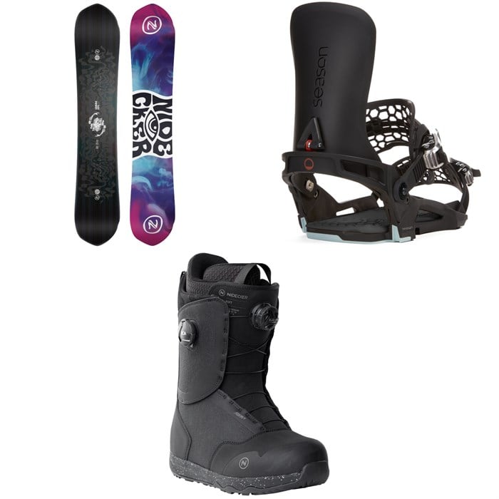 Nidecker - Gamma APX Snowboard + Season Universal Snowboard Bindings + Rift Snowboard Boots 2025