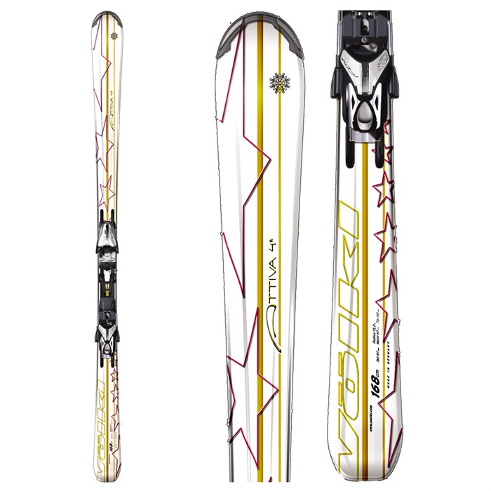 Volkl Attiva 4 Star Skis - Women's + Motion TT Demo Bindings Volkl Attiva 4 Star Skis - Women's + Motion TT Demo Bindings