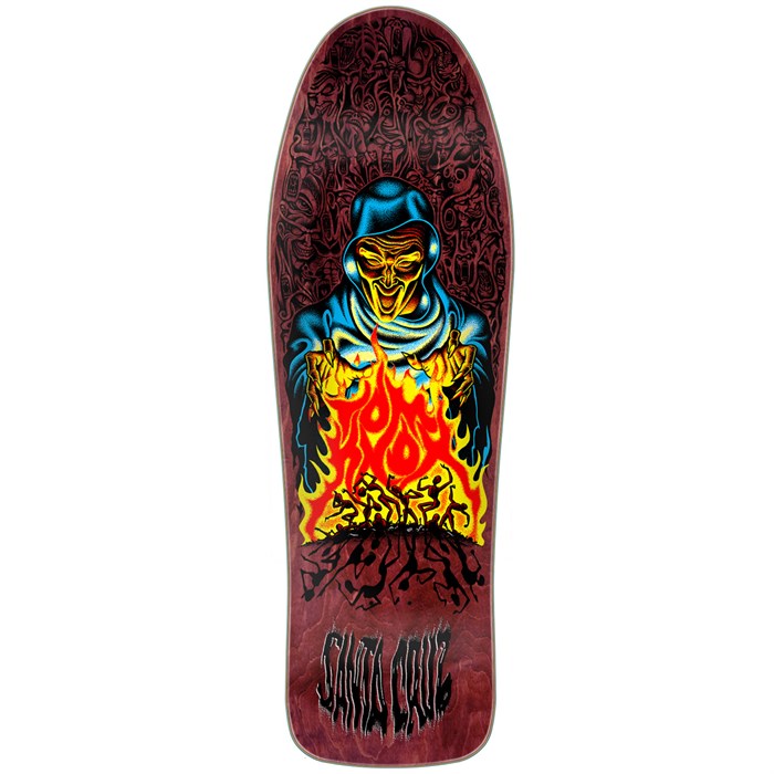 Santa Cruz Skateboards - Knox Firepit Reissue 10.07 Skateboard Deck