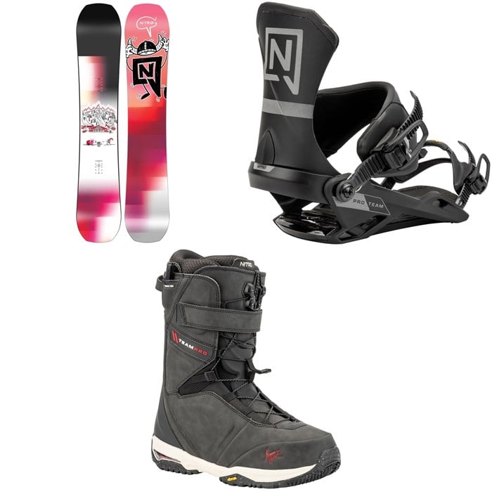 Nitro - Team Pro x Marcus Kleveland Snowboard + Team Pro Snowboard Bindings + Team Pro MK TLS Snowboard Boots 2025