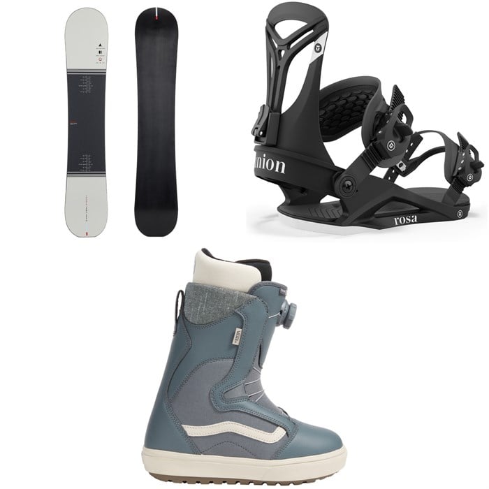 Season - Primer Snowboard + Union Rosa Snowboard Bindings + Vans Encore OG Snowboard Boots - Women's