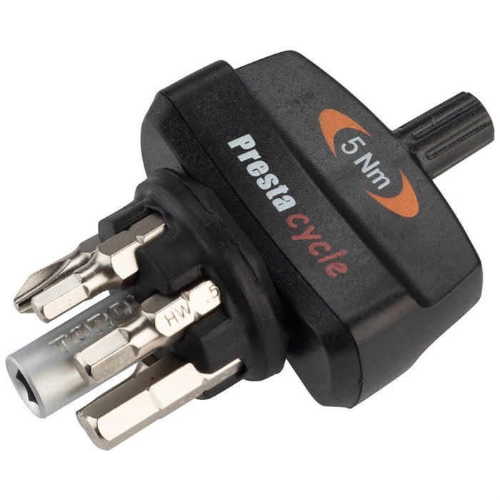 Prestacycle - TorqKey Mini Preset Torque Tool with 6 Bits & Holder