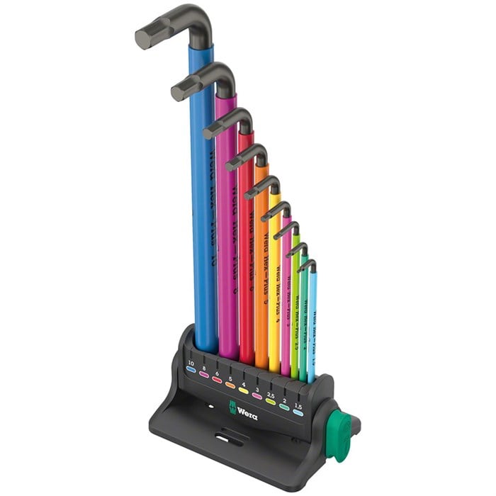 Wera - 950/9 Hex-Plus Multicolor 3 Metric L-Key Wrench Set