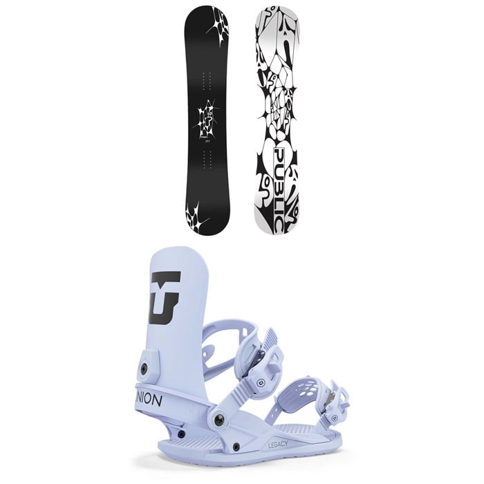 Public Snowboards - General Snowboard + Union Legacy Snowboard Bindings - Women's 2025