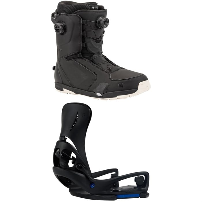 Nitro - Darkseid Step On Boa Snowboard Boots + Burton Step On Genesis EST Snowboard Bindings 2025