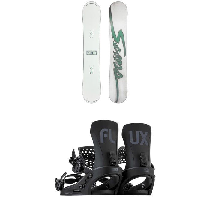 Sims - Bowl Squad Snowboard + Flux EM Snowboard Bindings 2025