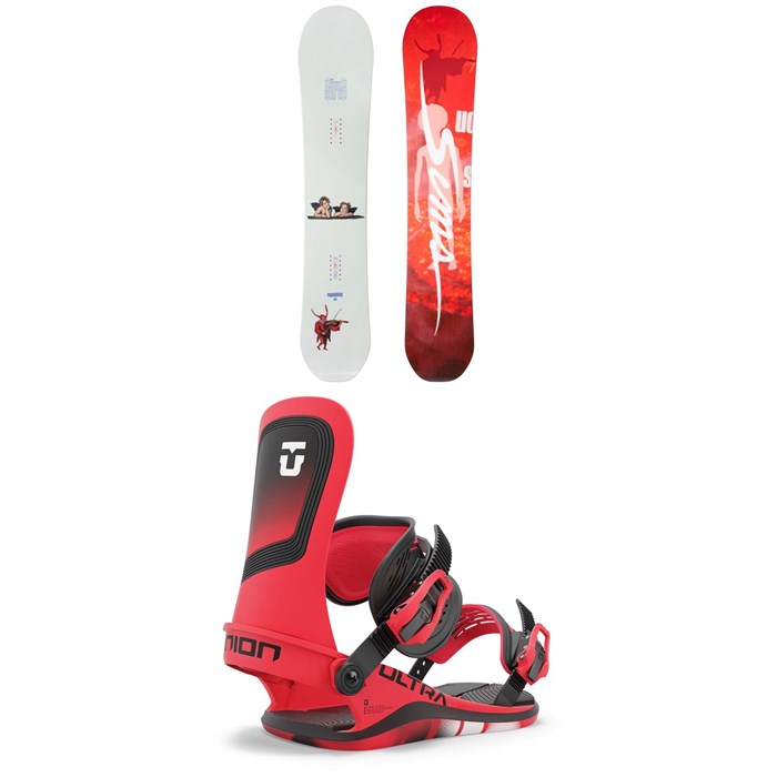 Sims - Macrodose Snowboard + Union Ultra Snowboard Bindings 2025