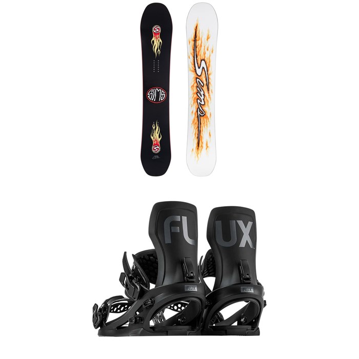 Sims - Fakie Snowboard + Flux XF Snowboard Bindings 2025