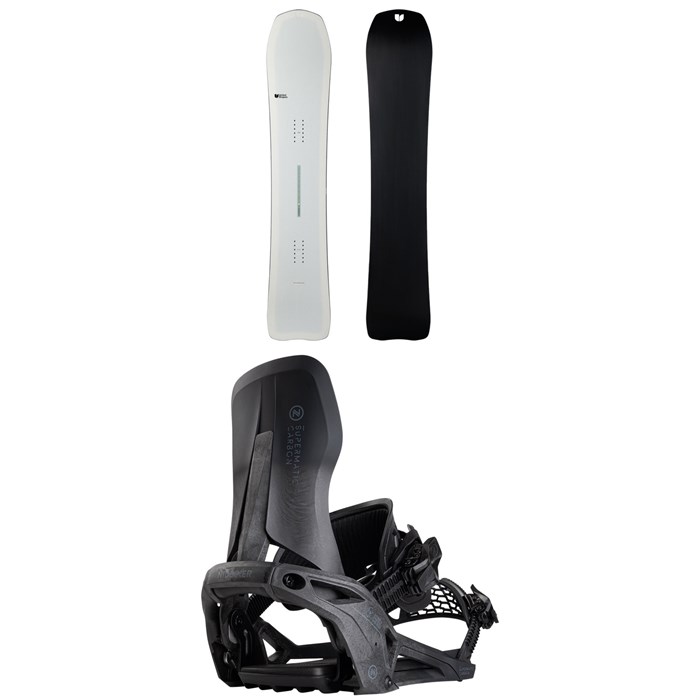 United Shapes - Transmission Snowboard + Nidecker Supermatic Carbon Snowboard Bindings 2025