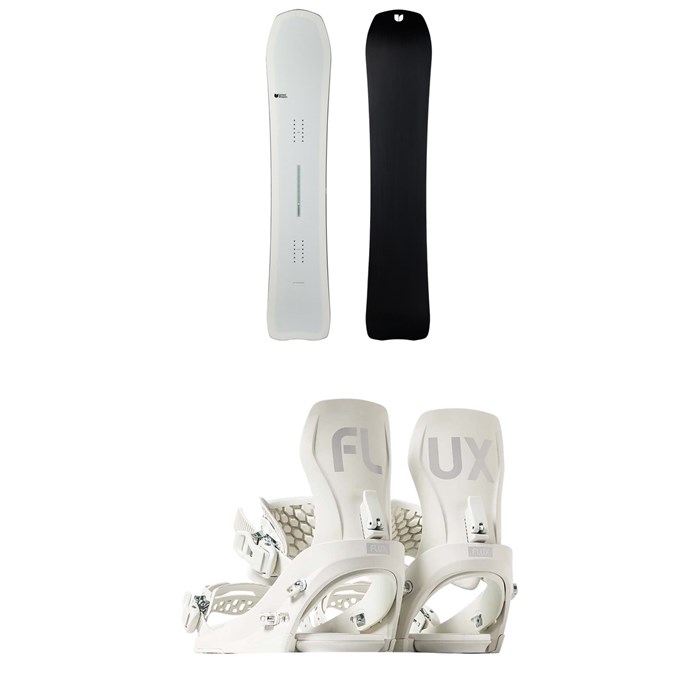 United Shapes - Transmission Snowboard + Flux CV Snowboard Bindings 2025