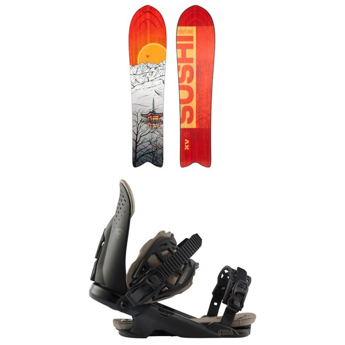 Rossignol - XV Sushi Snowboard + Cuda Snowboard Bindings 2025