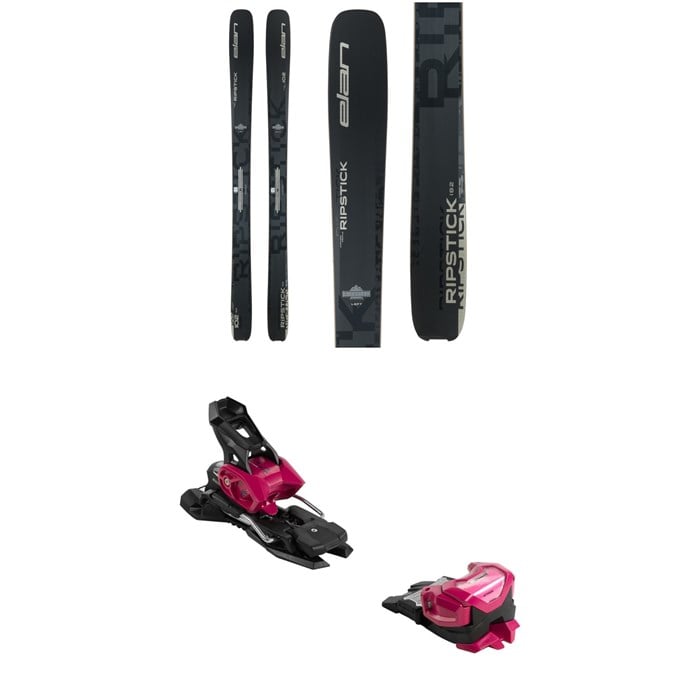 Elan - Ripstick 102 Black Edition Skis + Elan x Tyrolia Attack 14 MN Ski Bindings 2025