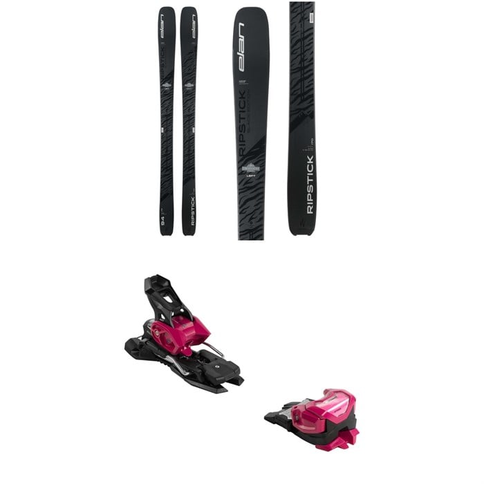 Elan - Ripstick 94 Black Edition Skis - Women's + Elan x Tyrolia Attack 14 MN Ski Bindings