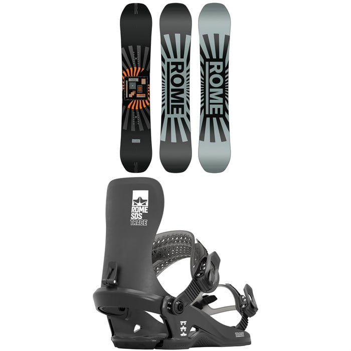 Rome - Mechanic Snowboard + Trace Snowboard Bindings 2025