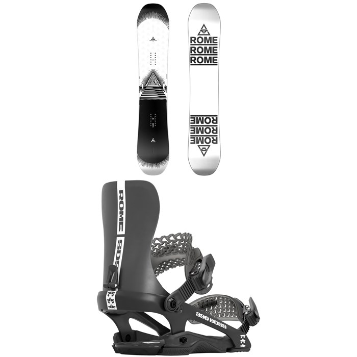 Rome - Artifact Pro Snowboard + 390 Boss Snowboard Bindings 2025