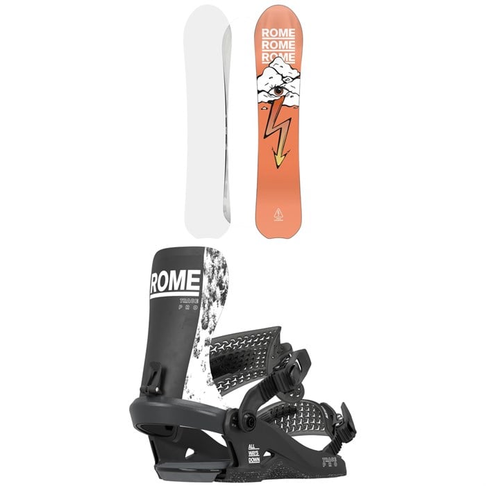 Rome - Stale Fish Snowboard + Trace Pro Snowboard Bindings 2025