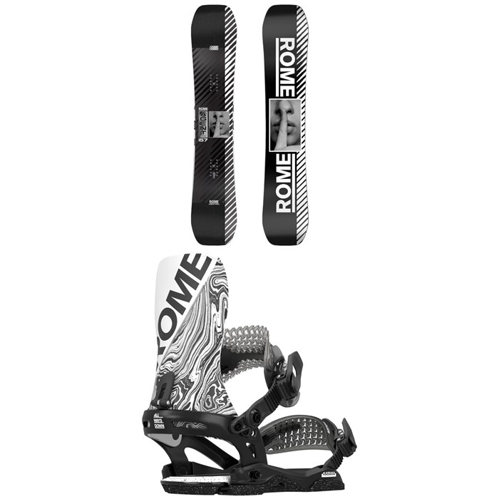 Rome - Agent Pro Snowboard + Katana Snowboard Bindings 2025