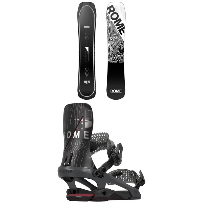 Rome - Ravine Pro Snowboard + Cleaver Snowboard Bindings 2025