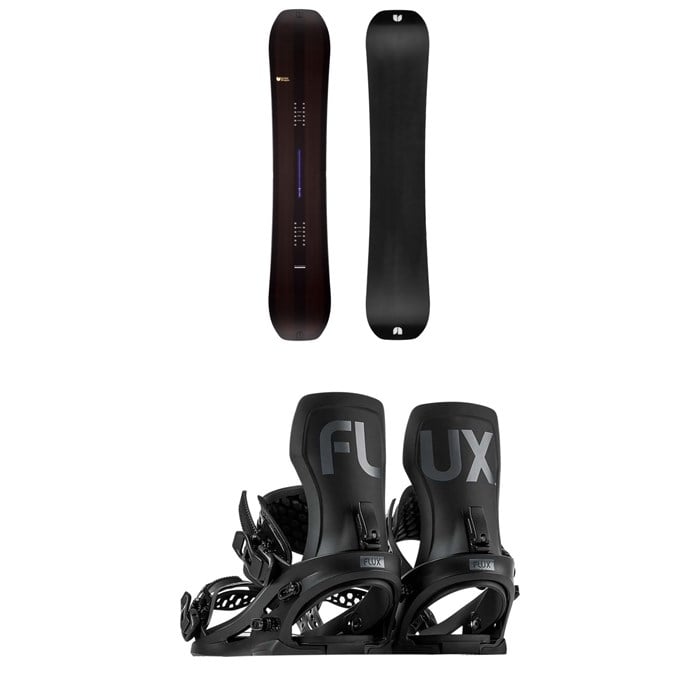 United Shapes - Object Snowboard + Flux XF Snowboard Bindings 2025