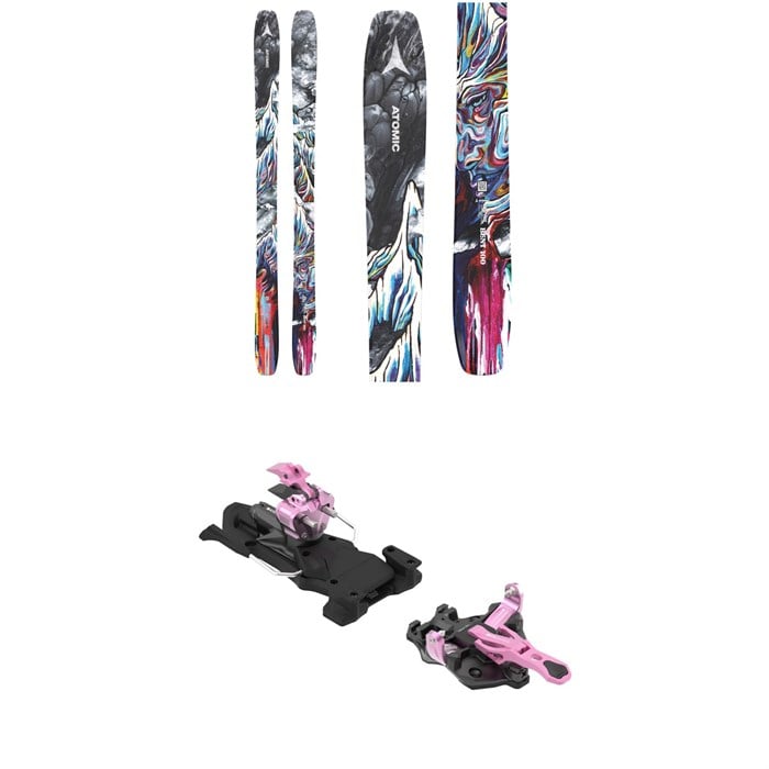 Atomic - Bent 100 Skis + ATK Freeraider 15 Evo Alpine Touring Ski Bindings 2025