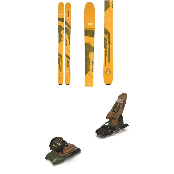 Line Skis - Blade Optic 114 Skis + Marker Griffon 13 ID Ski Bindings