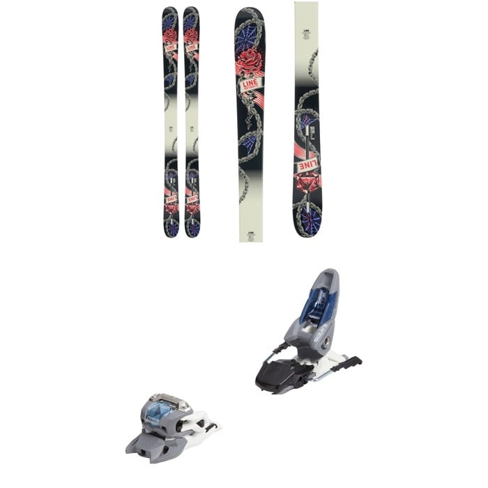 Line Skis - Honey Badger TBL Skis + Marker Squire 11 Ski Bindings