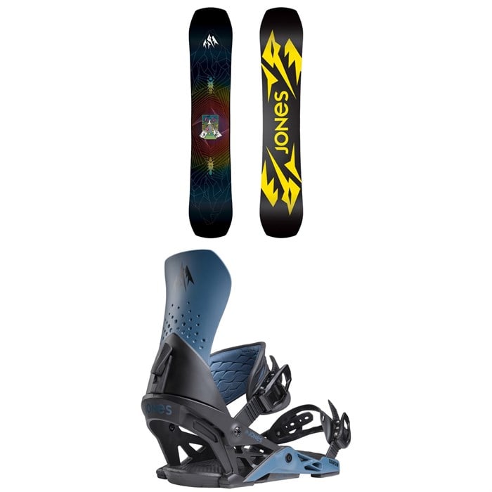 Jones - Mountain Twin Snowboard + Orion Snowboard Bindings 2025