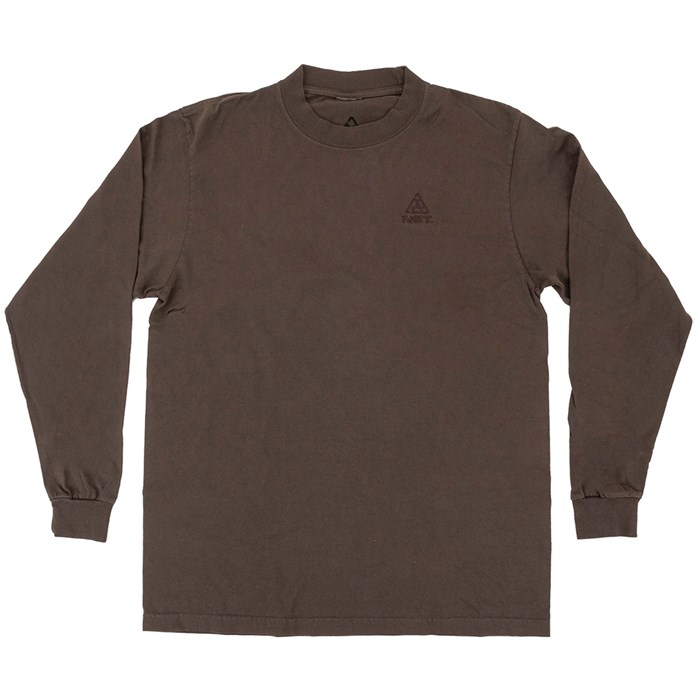 evo x NST Embroidered Pigment Dyed Long-Sleeve T-Shirt - Unisex,New Products : American Fashion Style Bags On Sale
