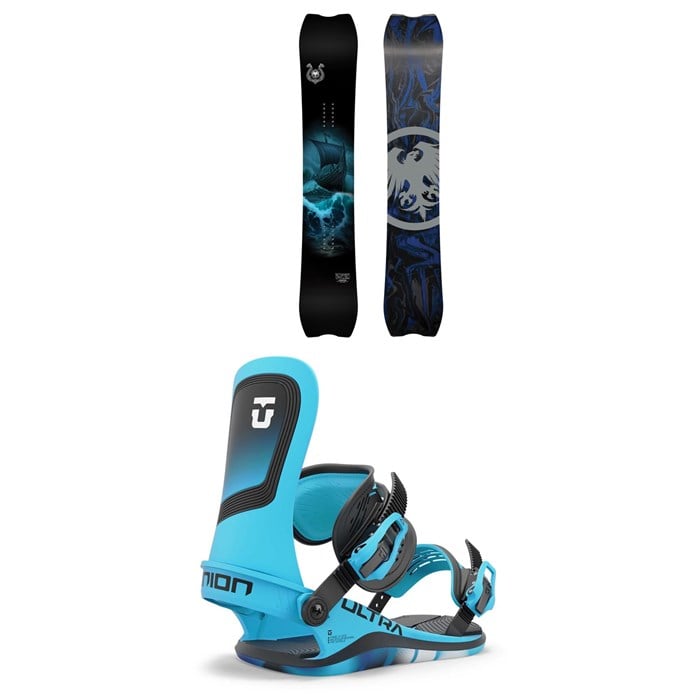 Never Summer - V-Twin Snowboard + Union Ultra Snowboard Bindings 2025