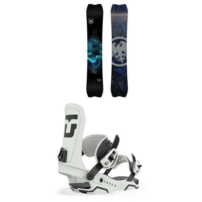 Never Summer - V-Twin Snowboard + Union Force Snowboard Bindings 2025