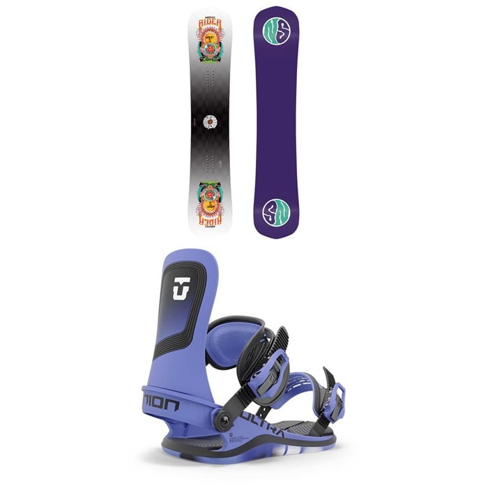 Never Summer - Breezy Rider Snowboard + Union Ultra Snowboard Bindings - Women's 2025