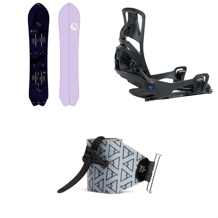 Burton - Burton Fish 3D Splitboard + Step On Splitboard Bindings + evo x Pomoca Pro Glide Splitboard Skins - Women's 2026