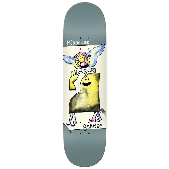 Krooked - Barbee Watercolor Angel 8.5 Skateboard Deck