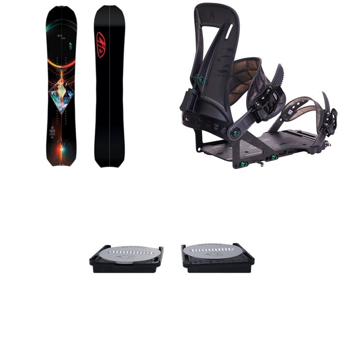 Lib Tech - T. Rice Orca Techno Splitboard + Spark R&D Surge ST Pro Splitboard Bindings + Canted Pucks 2025