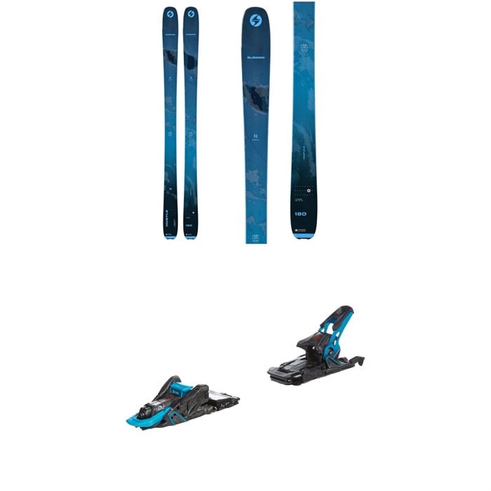 Blizzard - Hustle 9 Skis + Salomon S/Lab Shift MNC 13 Alpine Touring Ski Bindings