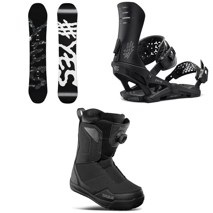 Yes. - Basic Snowboard + IPO Snowboard Bindings + thirtytwo Shifty Boa Snowboard Boots 2025