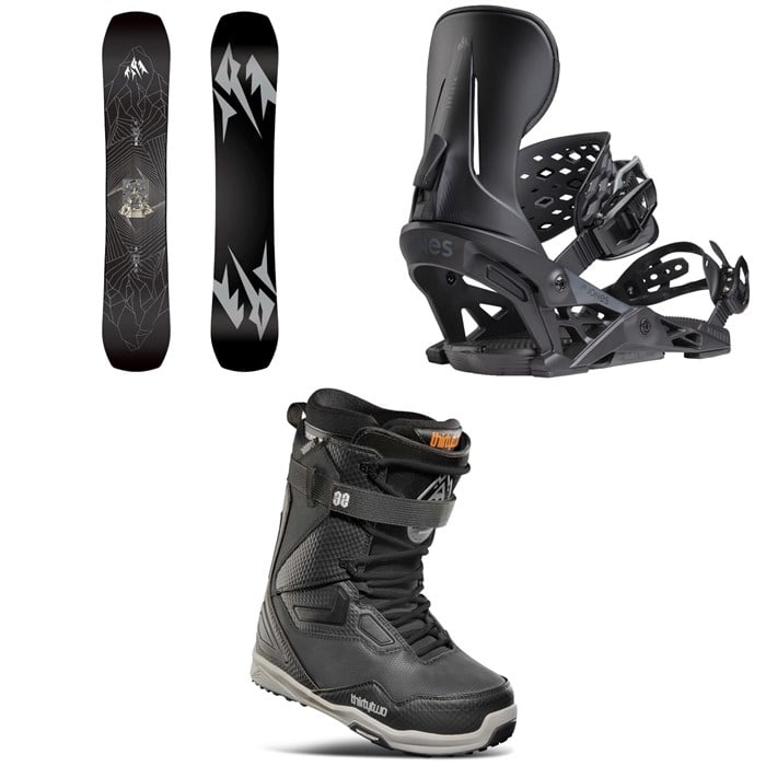 Jones - Mountain Twin Pro Snowboard + Mercury Snowboard Bindings + thirtytwo TM-2 XLT Snowboard Boots 2025