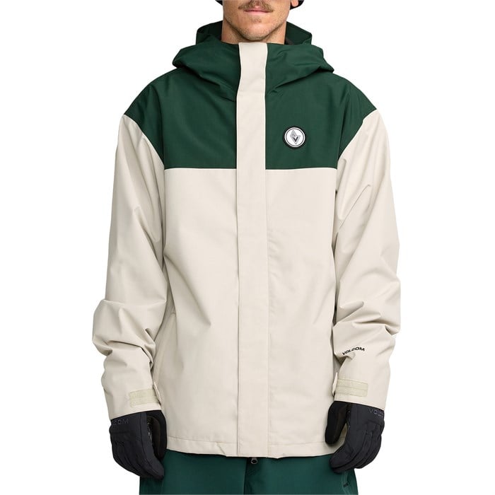 VOLCOM アノラック ジャケット グリーン/ホワイト　Mサイズ Volcom Buckthreeeighty Jacket - Men's | evo