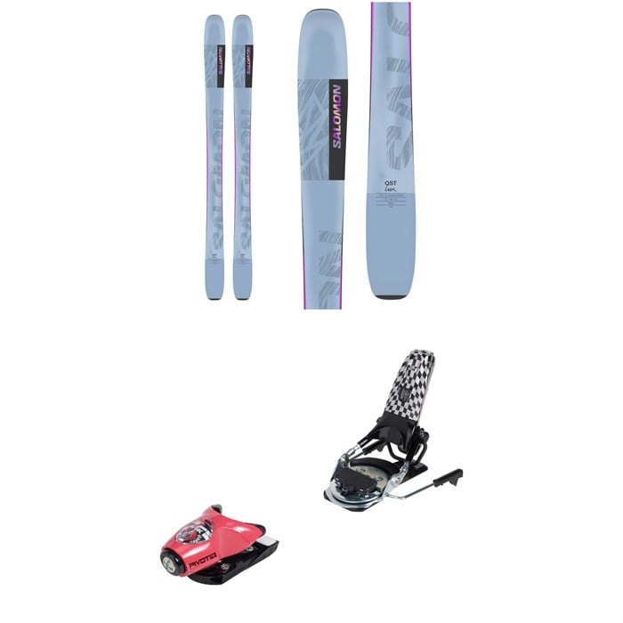 Salomon - QST Lux 92 Skis - Women's + Look x evo Pivot 15 GW Ski Bindings 2025