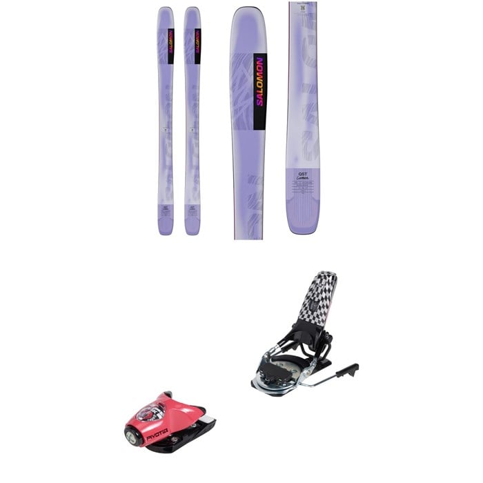 Salomon - QST Lumen 98 Skis - Women's + Look x evo Pivot 15 GW Ski Bindings 2025