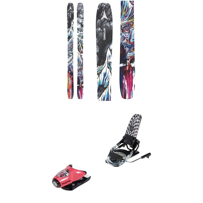 Atomic - Bent 100 Skis + Look x evo Pivot 15 GW Ski Bindings 2025