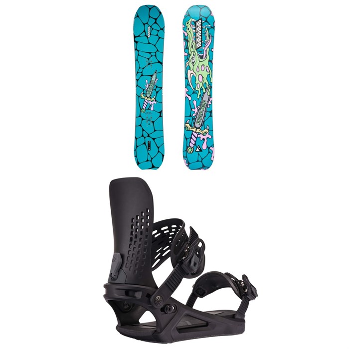 K2 - x Brain Dead Passport Snowboard + Edition Snowboard Bindings 2025