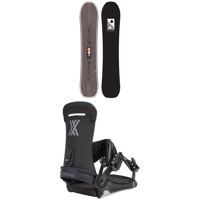 Burton - Cartographer Snowboard + Fix Yale LTD Snowboard Bindings 2024