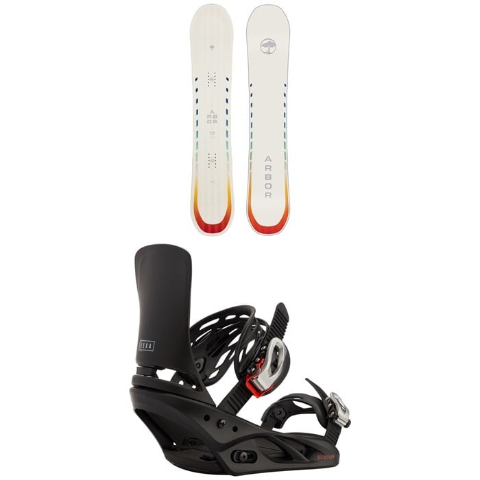 Arbor - Mantra Rocker Snowboard + Burton Lexa Snowboard Bindings - Women's 2024