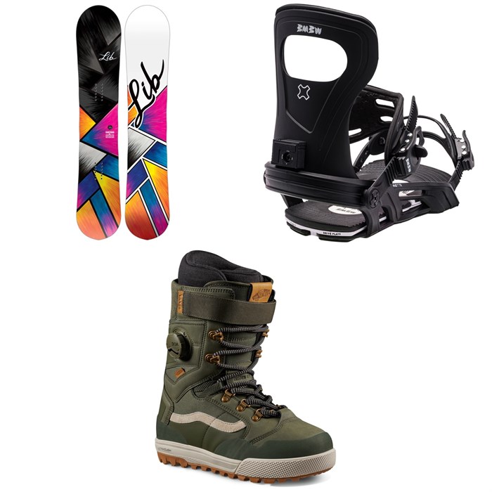 Lib Tech - Cortado C2 Snowboard + Bent Metal Metta Snowboard Bindings + Vans Luna Ventana Pro Snowboard Boots - Women's 2024